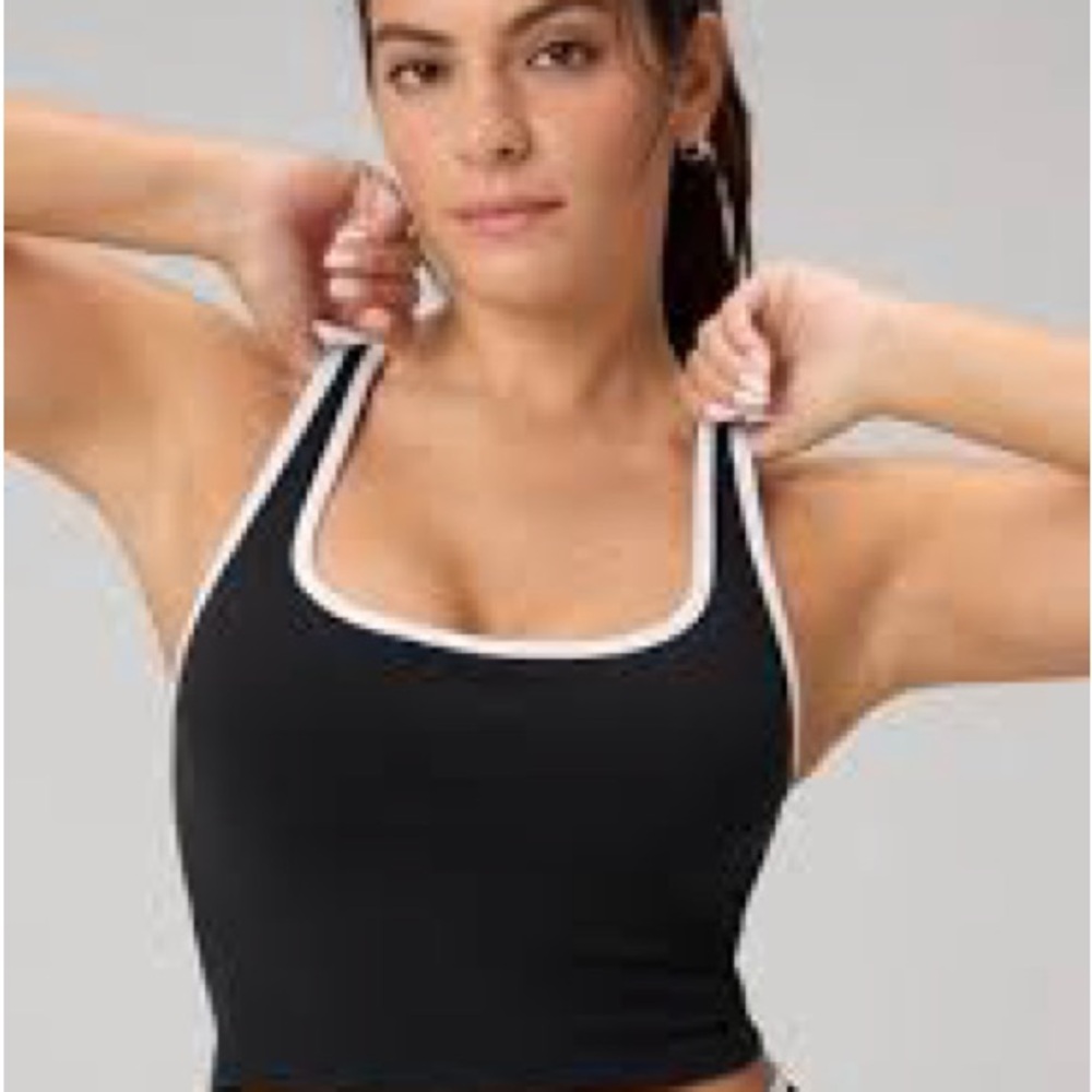 Russell Athletic Black and White Sports Bra